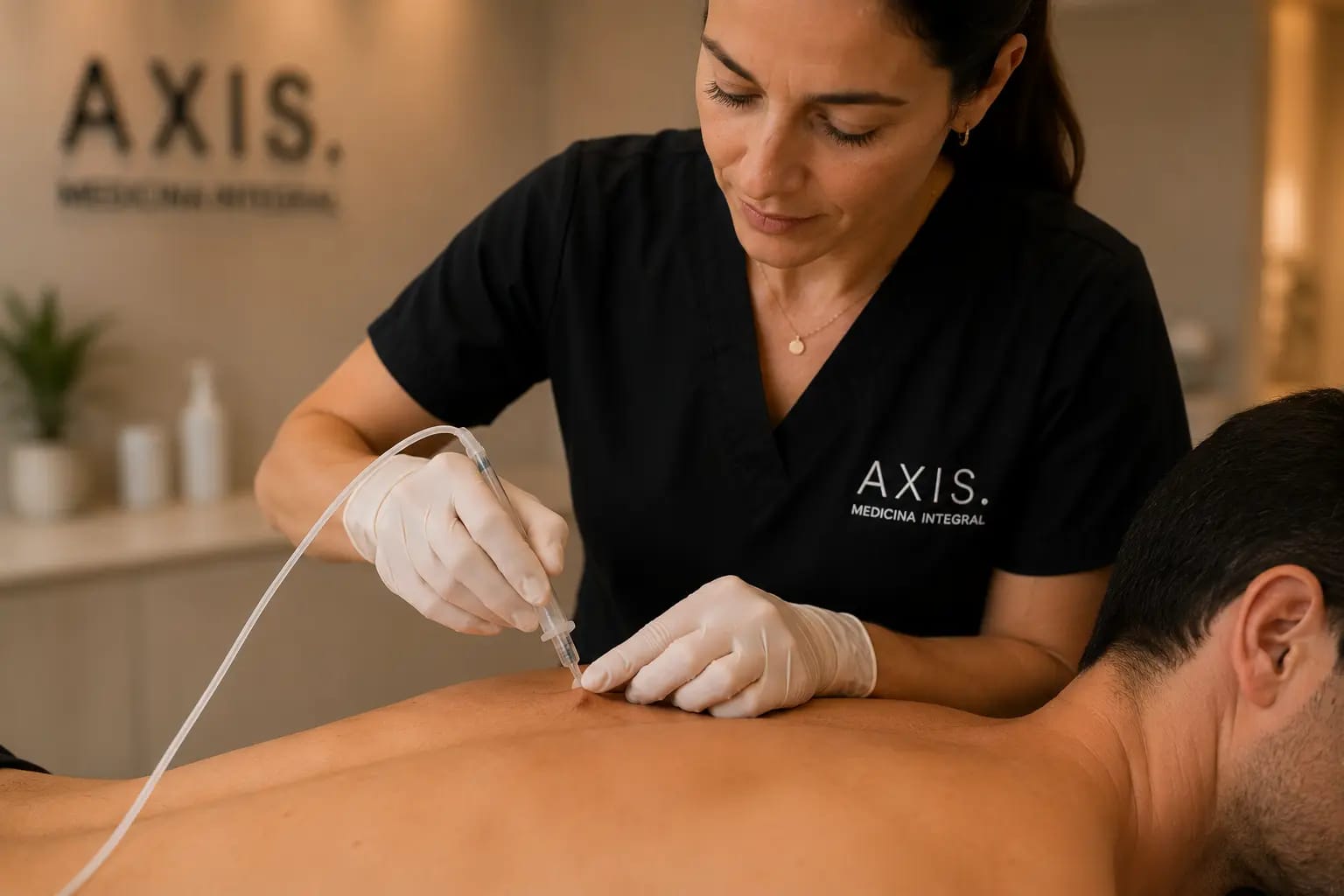 Aplicación de terapia neural en AXIS